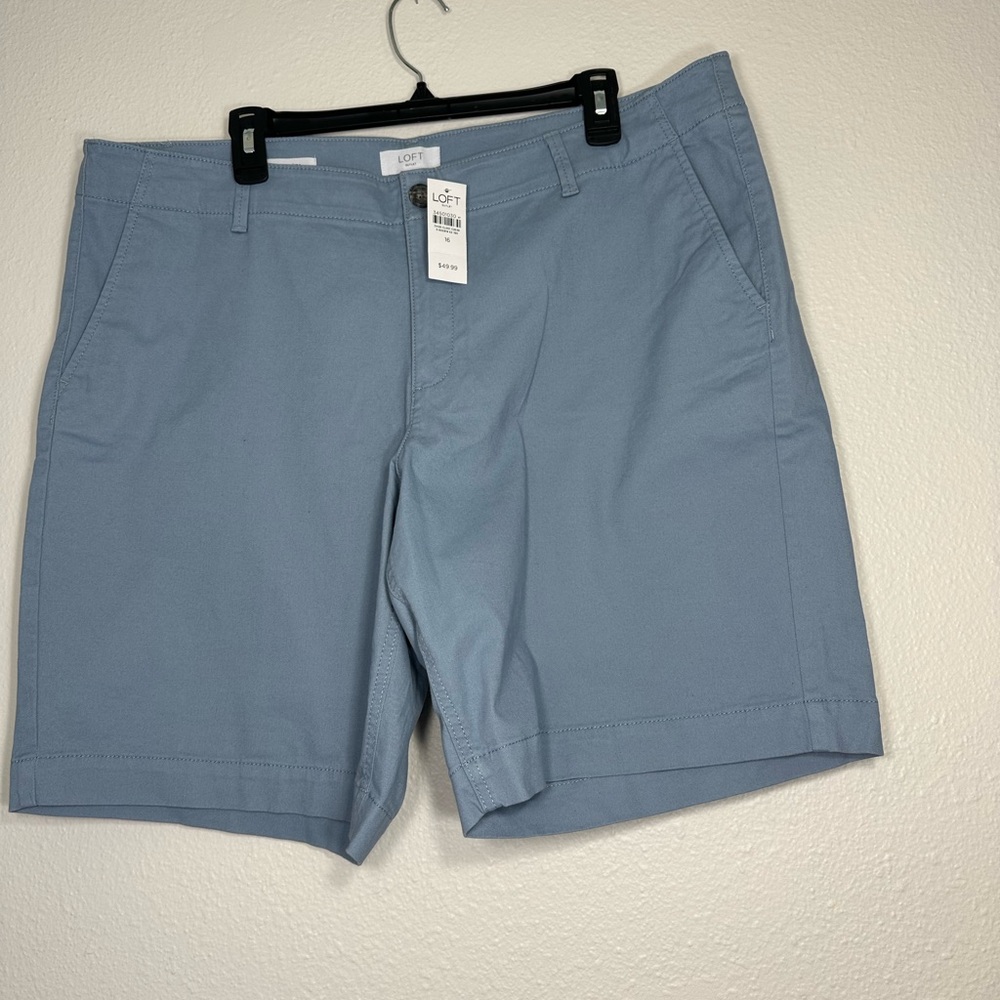 NWT Loft Men's Blue Shorts Size 16